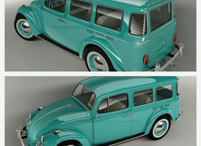 1954 VW sedan, add a comby rear end and create a Aussie style PV (3)
