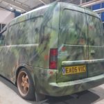 Camo Painted Vauxhall Combo Van