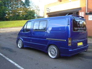 Modified Ford Transit Cosworth Van