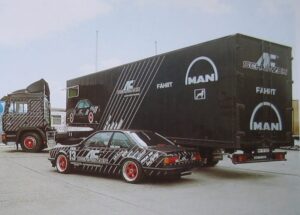 AC Schnizer race team 1980s Lorry & Transport