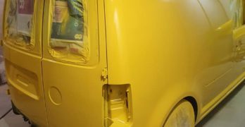 VW Caddy Re-Spray – 2015 Audi Vegas Yellow