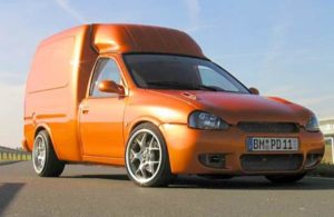 10 x Modified Mk1 Vauxhall Combo Vans