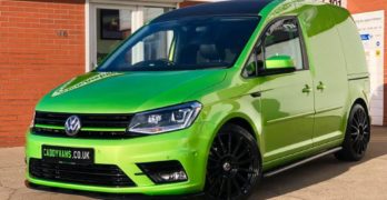Viper Green White 2018 VW Caddy R Styling Pack