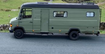 Classic Mercedes Campervan Build – Olive 811D 1989