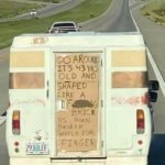 Old Camper Van Sign Ideas – Funny