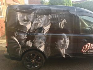 Peaky Blinders Airbrush Art Van
