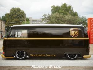 UPS inspired VW T2 Panel/ Box Van