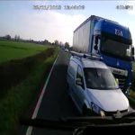 VW Caddy Overtaking Lorry… Dashcam